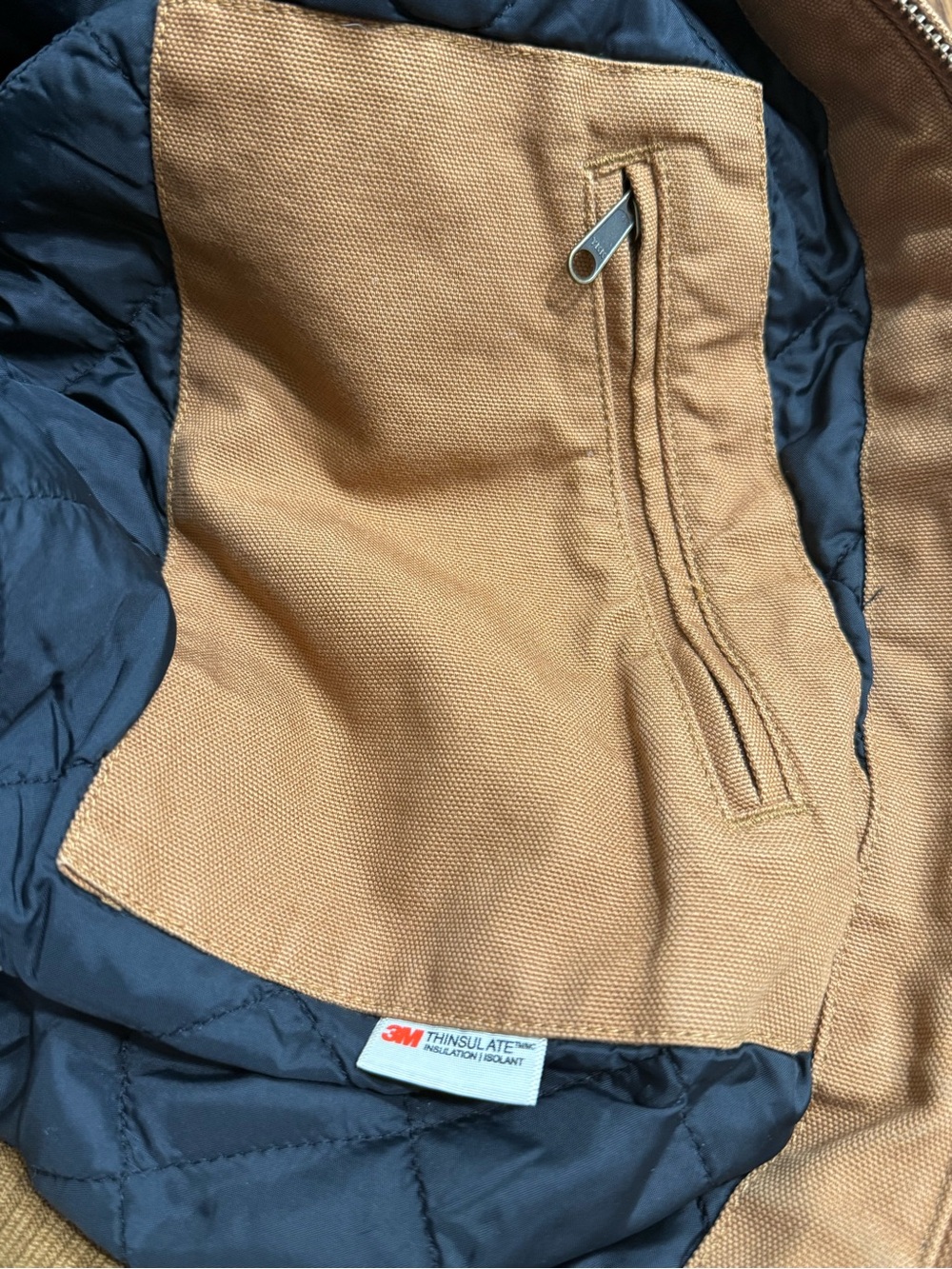 Carhartt Brown Hooded Work Jacket - Picture 6 of 8